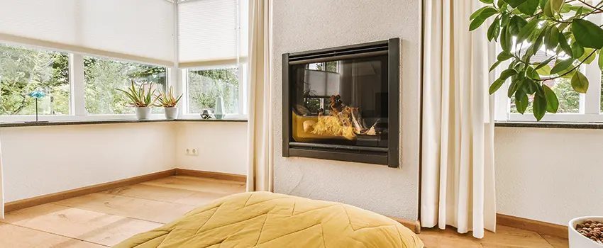 Residential Fireplace Ceramic Glass Installation in Kirkland, WA