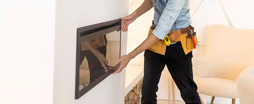 Metal Fireplace Installation in Kirkland, Washington