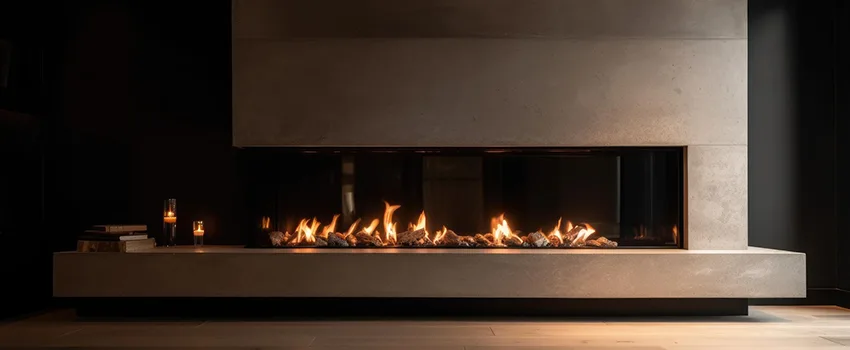 Gas Fireplace Ember Bed Design Services in Kirkland, Washington