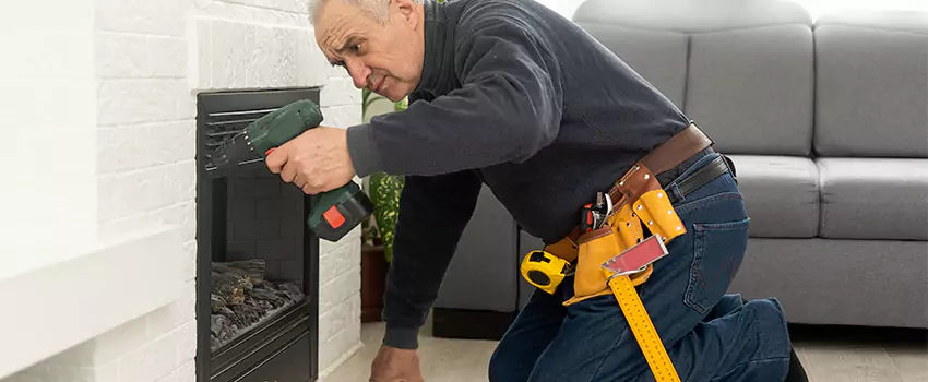 New Indoor Fireplace Installation in Kirkland, Washington