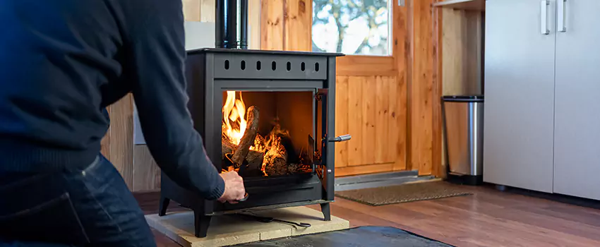 Open Hearth Wood Fireplace Installation in Kirkland, WA